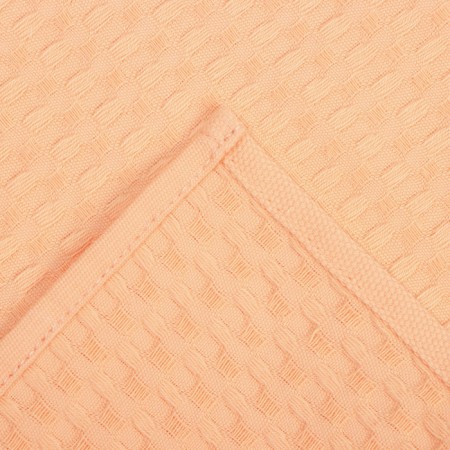 Toward "Dolyana" col. coral 35x60 cm, 100% hl., large waffle 220 g/m2-3