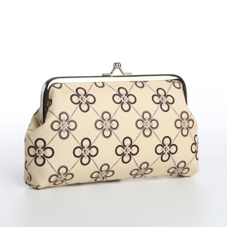 Cosmetic bag, beige color