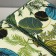 Casket for needlework "Tropical leaves on green" 19x26x14.5 cm