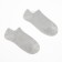 Women's socks "trackers", gray color, size 23-25
