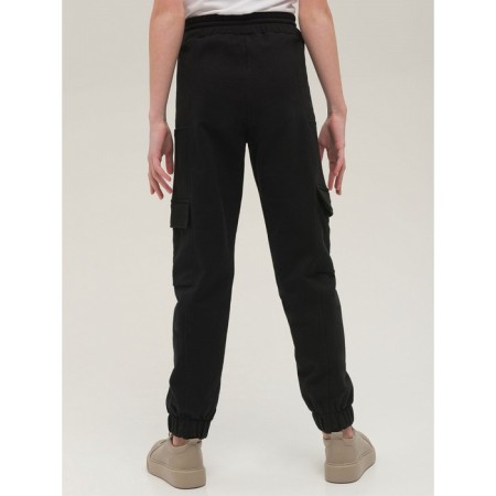 Pants for girls, height 116 cm, black color-10