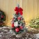 Christmas tree decor "Surprise in a bag" 41x22 cm, red