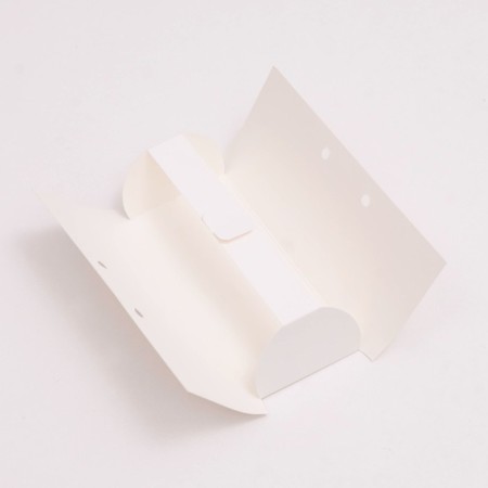 Folding box for sweets, cakes with tape, white, 14 x 6 x 4 cm-1