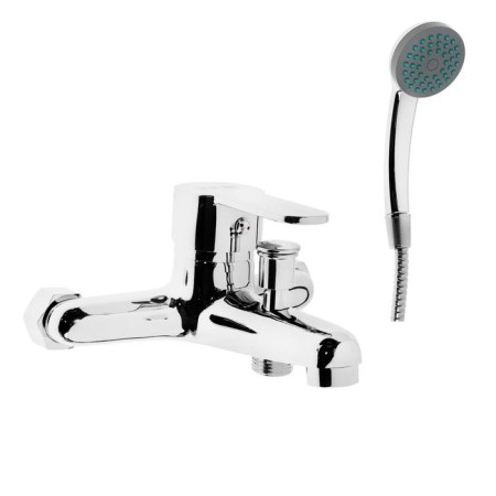 Bath mixer Zein Z0152, 35 mm cartridge, with shower set, chrome