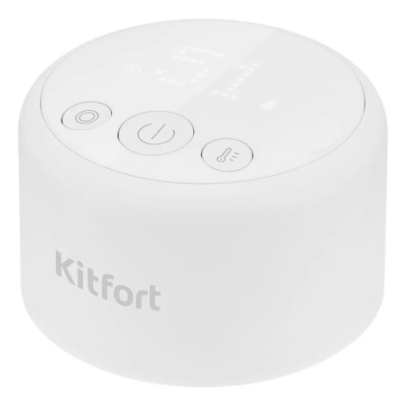 Body massager KitFort KT-2962, vacuum, 10 watts, 6 modes, work from battery, white-1