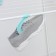 Sushilka for linen floor, working length 18 m, white color