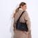Women's bag with lightning, black color