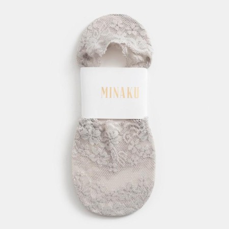 Invisible socks female "flowers", size 36-37 (23 cm)-2