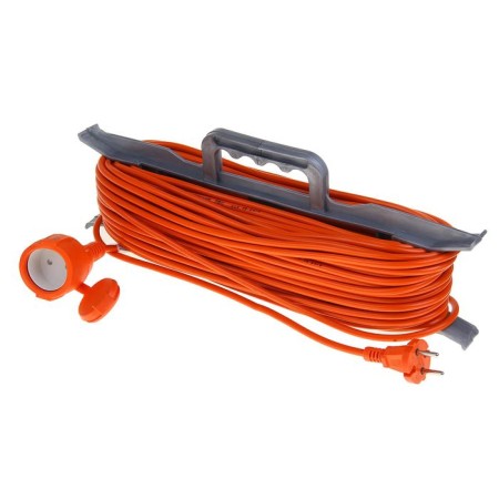 An extension cord on the frame USh-6, 50 m, without grounding, PVS 2x0.75