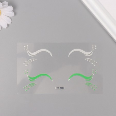 Plastic sticker on the face of "arrow. Dew" 13x13.5 cm-1