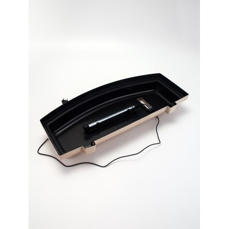 Aquarium "TV" with a lid, 55 liters, 63 x 25 x 36/41 cm, bleached oak-10