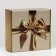 Self -assembly box "Bant", gold, 23 x 23 x 8 cm