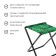 Folding ps stool/2, 35 x 30 x 37 cm, tropical leaves