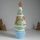 Souvenir Ceramics Light "Gingerbread Christmas tree with cookies" Green 10x10x31 cm
