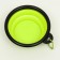 Folding bowl, green, 250 ml, 11 cm