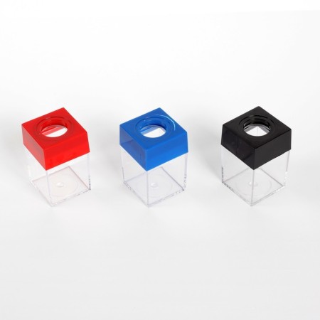 Square crossbreaker with magnet, plastic, transparent, mix-2