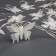 Garland “thread” 5 m with nozzles “Small butterflies”, IP20, transparent thread, 20 LED, glow of multi (RG/RB), blinking, 220 V
