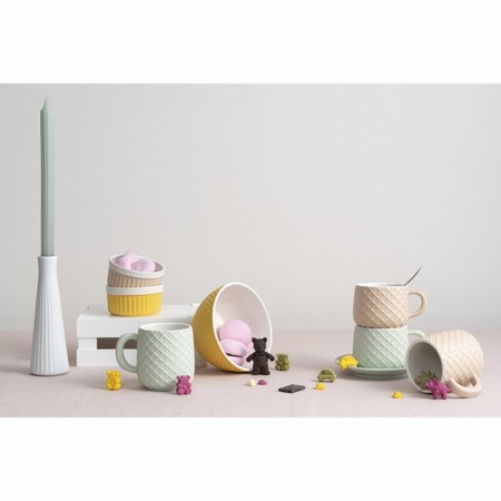 Liberty Jones Marshmallow mug, 400 ml, mint color-4