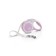Roulette Flexi New Line Comfort XS (up to 12 kg) tape, 3 m gray/pink