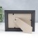 Photo frame plastic 10x15 cm black glossy 742 (plastic screen)