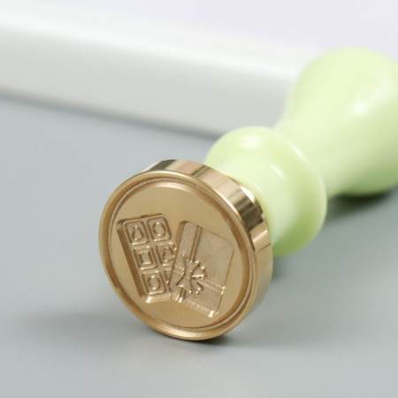 Printing for waxing with a plastic handle "Box of Fands" 2.5x2.5 cm-3