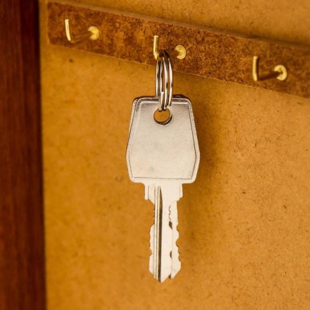 Key "City 8" 15x21 cm nut-3