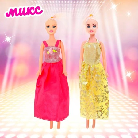 Кукла-модель «Модница» в платье, МИКС-9