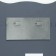 Wall mirror, 50x56 cm, with 1 plate