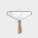 Brush scraper for removing wool and rods from carpets and furniture of the share, lacquered handle, 25 × 23 cm