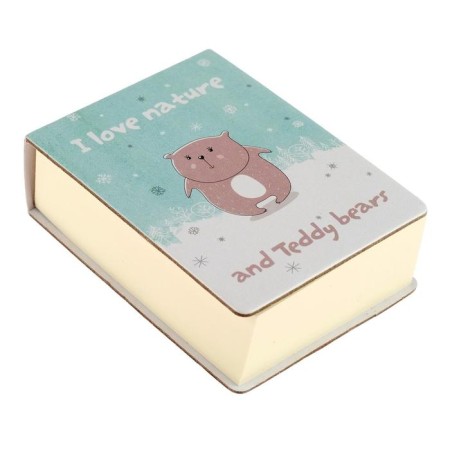 Notepad B8, 63 x 83 mm, 250 sheets Smart Journal, hard cover, tinted block 70 g/m2, mix-10