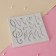 Mold Dolyana "Notes", silicone, 11.5 × 11 cm, color gray color