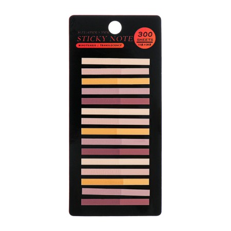 Block-filling with a sticky edge plastic 20l x 15 pieces, 5 cv. brown, 45mm x 4mmCalligrata-1