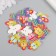Buttons wood for creativity 2 punctures "rocket" set of 20 pcs 2.3x3.6 cm
