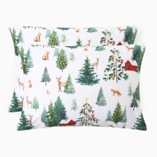 New Year. A set of pillowcases 
