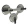 Triple tundra glasskrat, aluminum, 125 mm, up to 100 kg