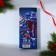 New Year. A postcard with a place for chocolate "Happy New Year!"