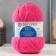 Angora warm yarn 40% wool, 60% acrylic 480m/100g (11 yoke pink)