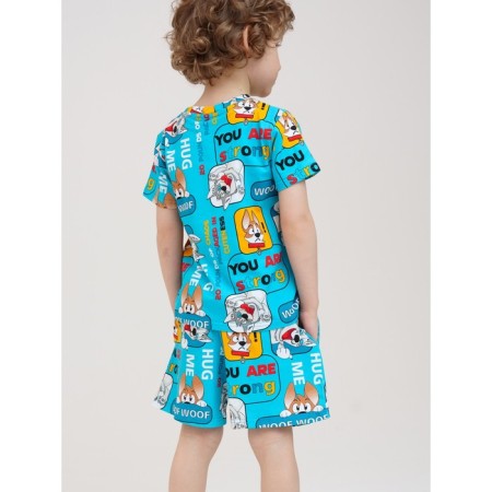 Set for a boy PlayTude: T -shirt and shorts, height 98 cm-4