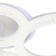 Ceiling light ESCADA, 10281/4LED. 1x126W, LED, 8342LM, 3000/4000/6500K, 620x620x125 mm, white color