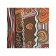 Organizer in a bath on suction cups "African abstraction", for storing toys and trifles, size 33x39 cm