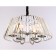 Crystal chandelier with Ambrella Light, Traditional, TR5038, E14, Color Chrome