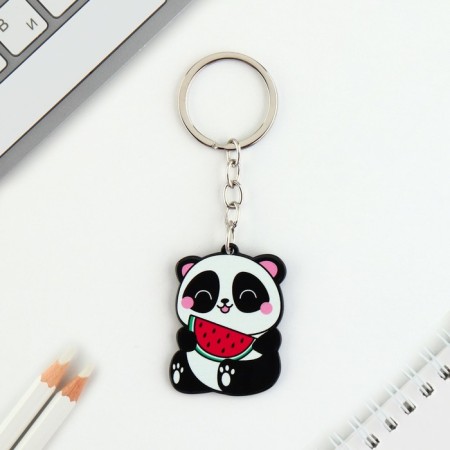 Acrylic key a keychain "Panda", 7 x 12.5 cm-1