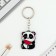 Acrylic key a keychain "Panda", 7 x 12.5 cm