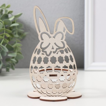 Starfish stand "Bunny" 8.8x8.8x14.5 cm (set 4 parts) white-4