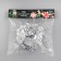 Girland "Mishura" 2 m Rosa, IP20, silver thread, 44 LED, 6 layers, d = 5 cm, white glow, AAX2