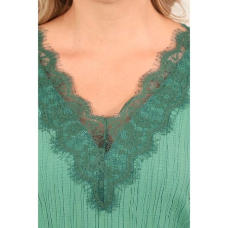 Female jumper, size 50, green color-2