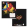 Notebook in a ruler of 12 sheets, 5 types of mix, cover coated cardboard, spider-man