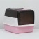 Closed toilet 51 x 34 x 37 cm, pink+scoop (with UV lamp)