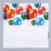 Napkins single -layer “balloons”, 24 × 24 cm, in a set of 20 pcs.