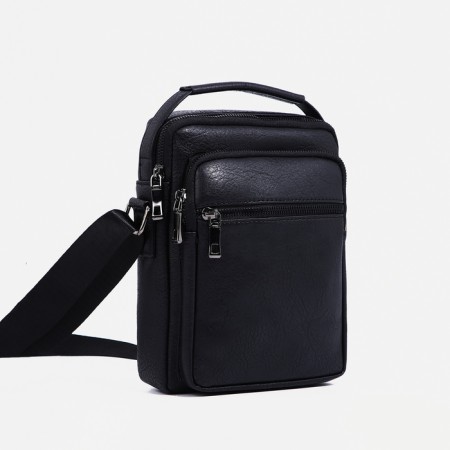 Male bag, black color-1